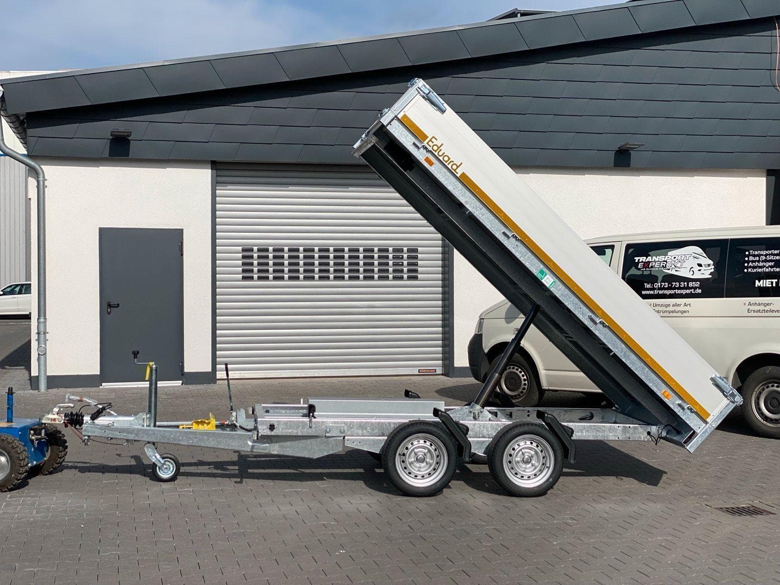 Kipper mieten leihen, Kippanhänger mieten leihen, Rückwärtskipper mieten leihen, Offene Anhänger mieten leihen, Anhänger mieten leihen, Anhängerverleih Verkauf