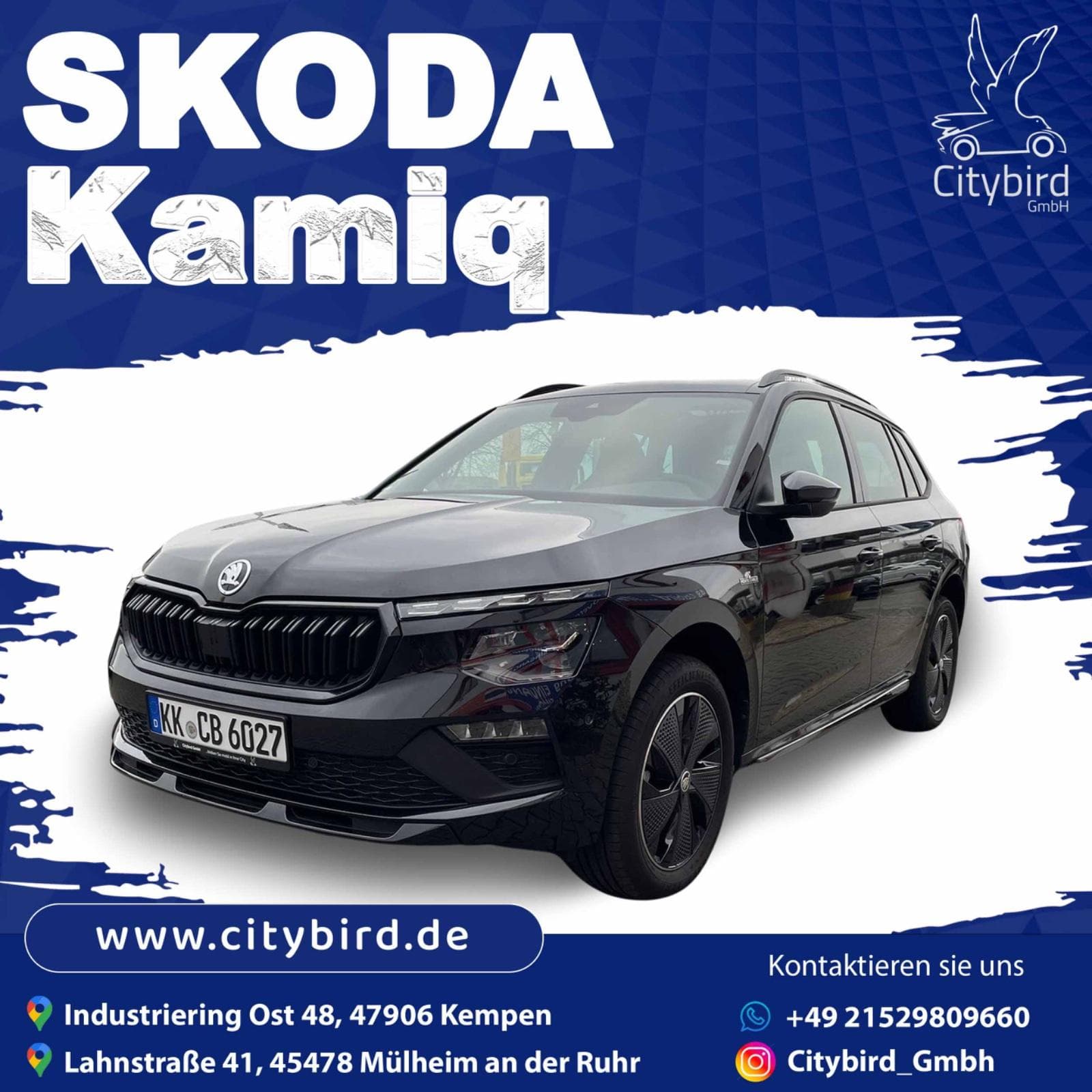 Auto mieten Skoda Kamiq Monte Carlo 1,5 TSI Mietwagen