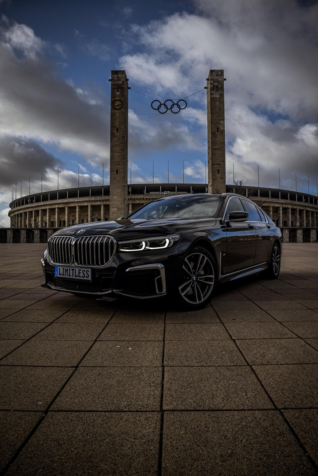 BMW 740d lang 2022 7er M Paket Limousine Hochzeitwagen mieten Berlin